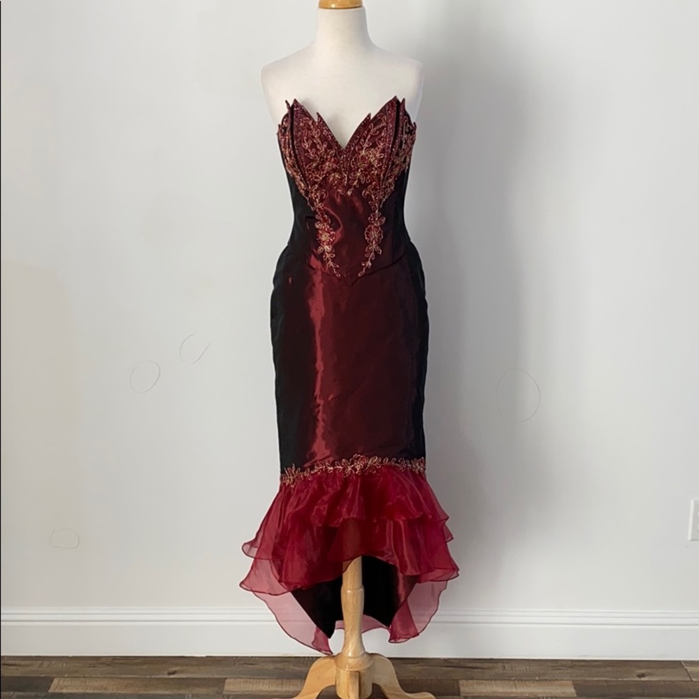 Hi-low dress🍓